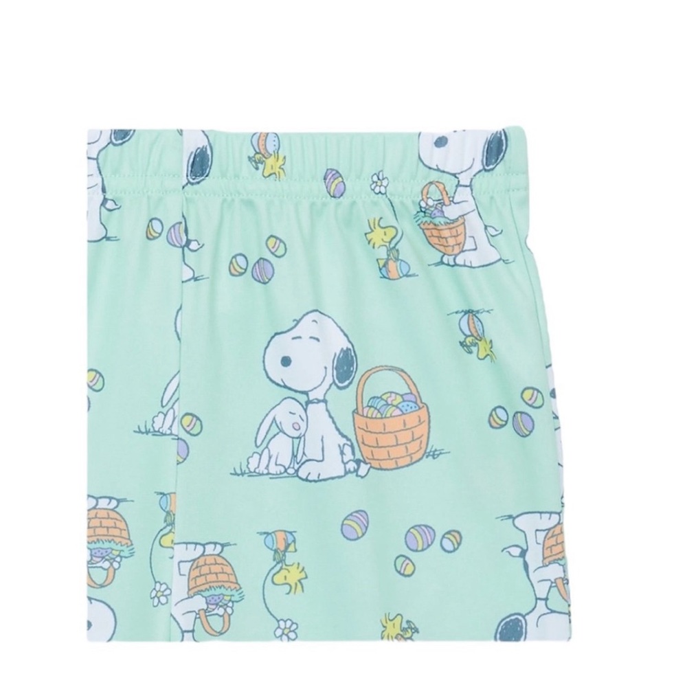 Peanuts Snoopy Easter Toddler Pajama Set Unisex Size 5T NWT - Picture 3 of 3